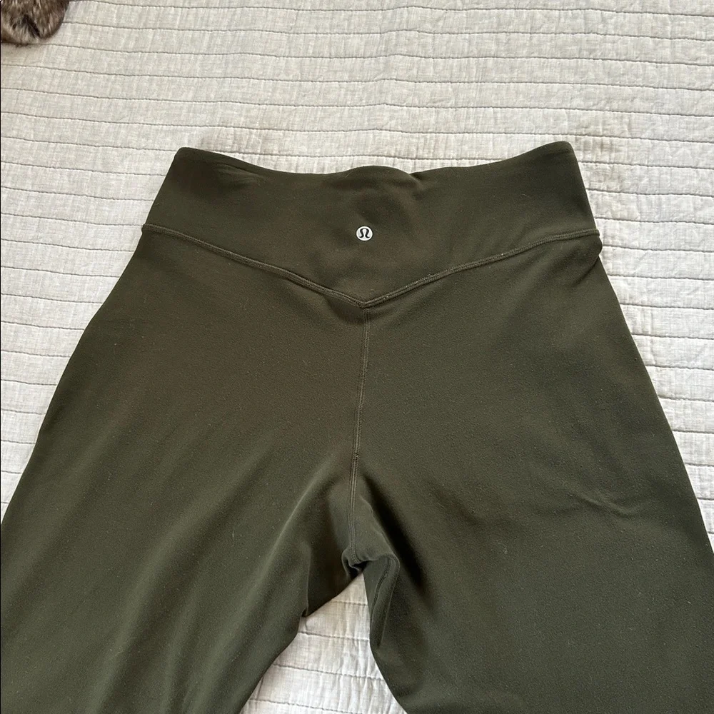 Lululemon Aline army green high rise legging joggers full length 8​ - Picture 11 of 16